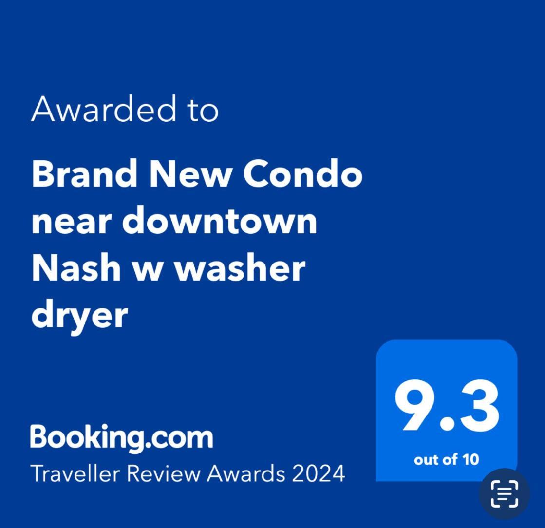 Brand New Condo Near Downtown Nash W Washer Dryer Nashville Exteriér fotografie